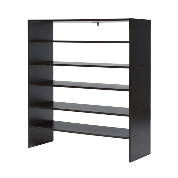 3-in-1 Shoe Rack, 5-Tier Shoe Organizer, Wood Storage Shelf for Shoes - Giantexus