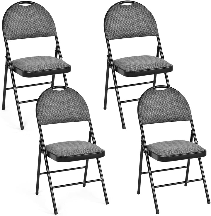 6/4/2 PCS Folding Chairs Set Portable Backrest Chair