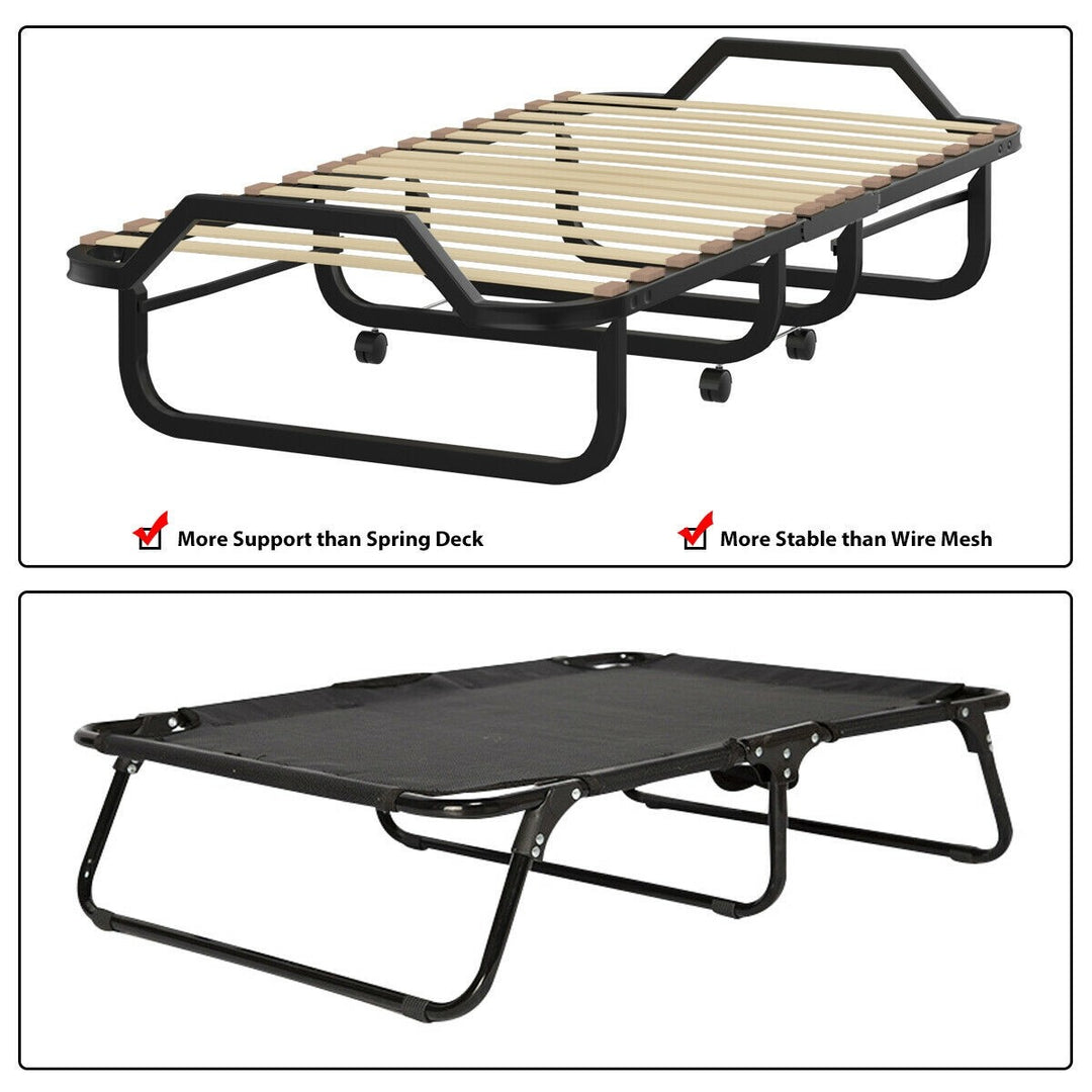 Giantex Rollaway Folding Bed with 4 Inch Mattress