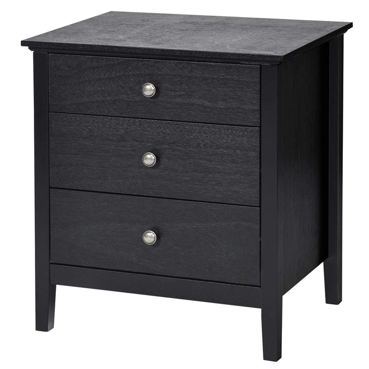 Giantex Nightstand with Drawers Solid Structure Side Table for Storage Bedroom