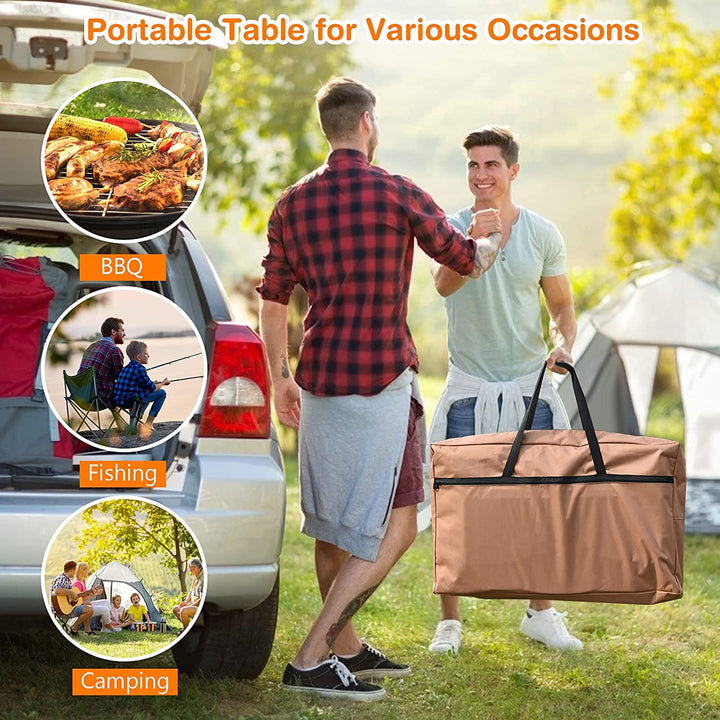 Folding Grill Table with 26&