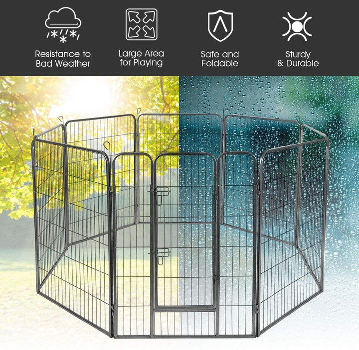 Giantex 16 Panel, 48 Inch Pet Playpen