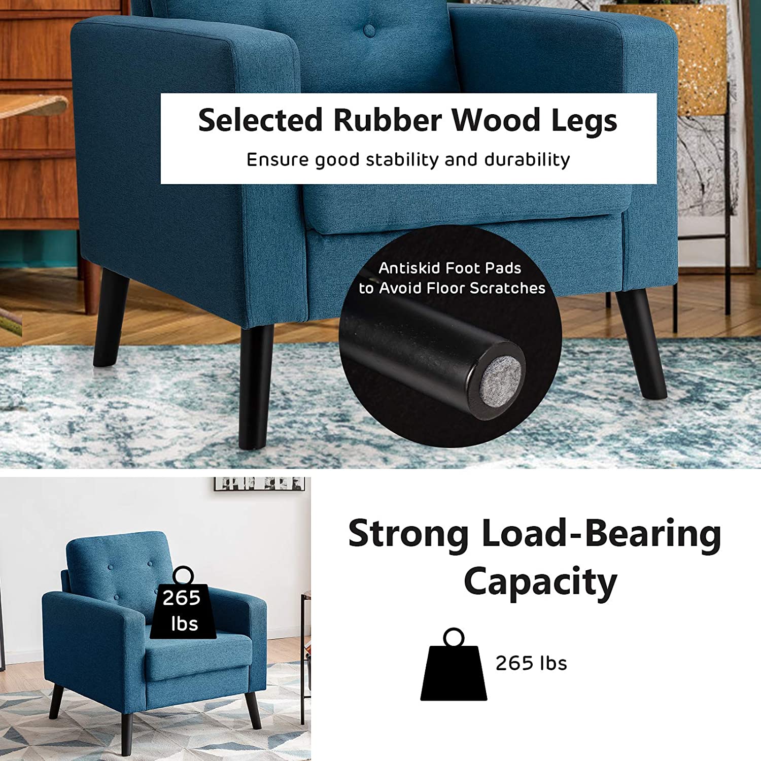 Giantex Modern Accent Chair