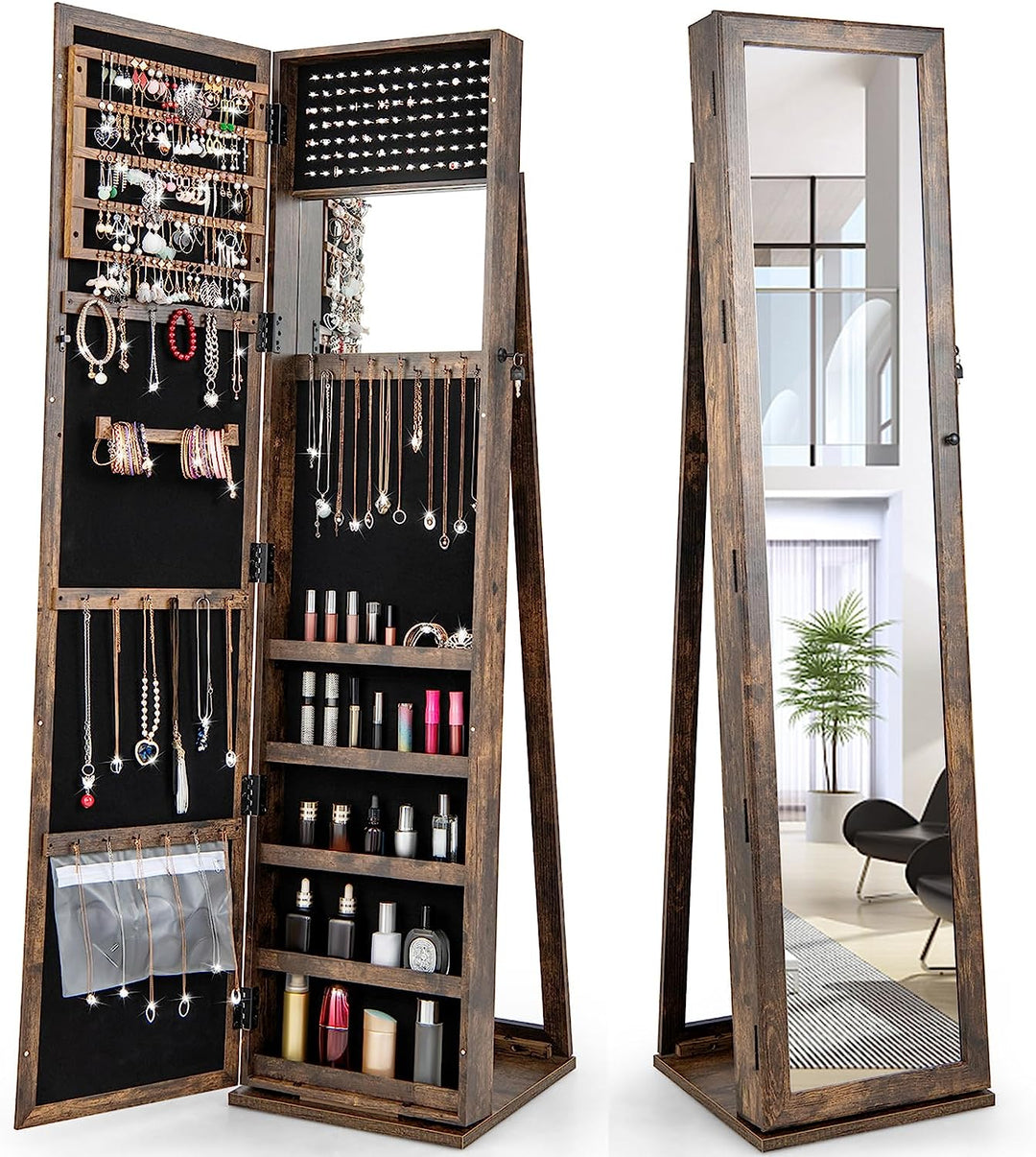 CHARMAID | Standing Jewelry Armoire