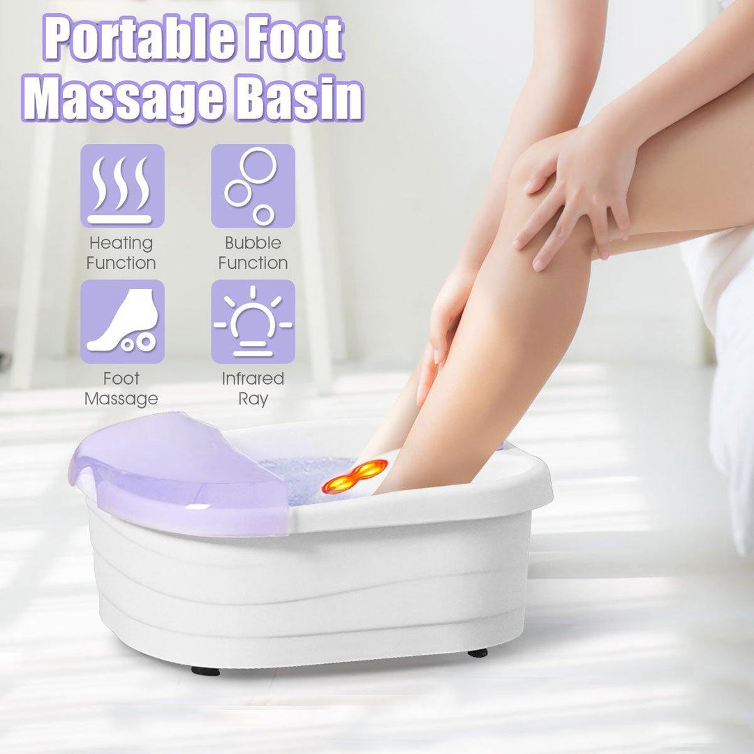 Giantex Foot Spa Bath Massager, Heated Foot Baths Machine - Giantexus