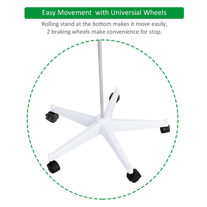 Giantex 70.8" Life Size Skeleton Model, with Roller Stand, 2 Casters with Brake, Removable Parts, Anatomical Poster and Dust Cover