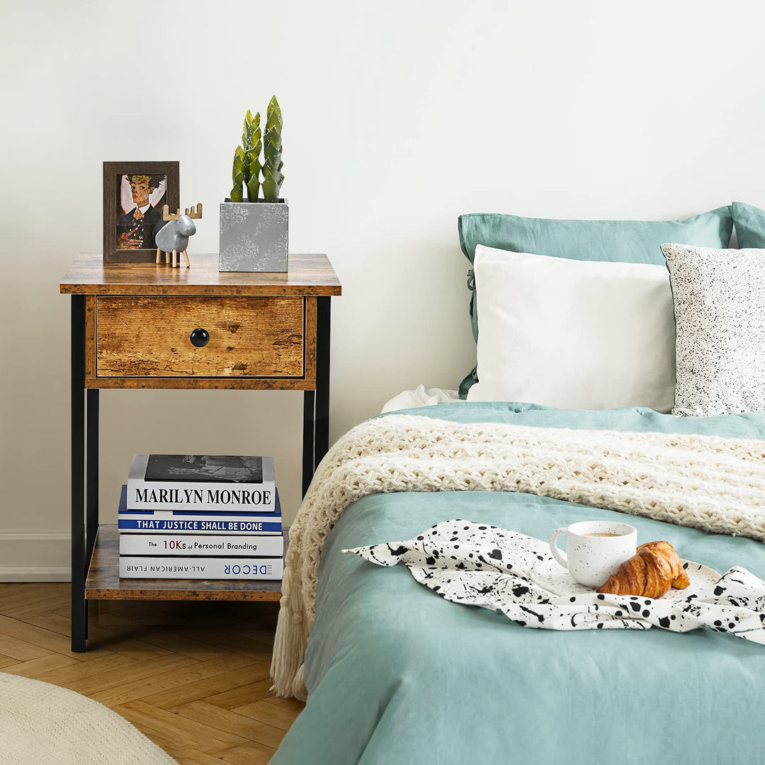 Giantex Easy Assembly Sofa Side Table