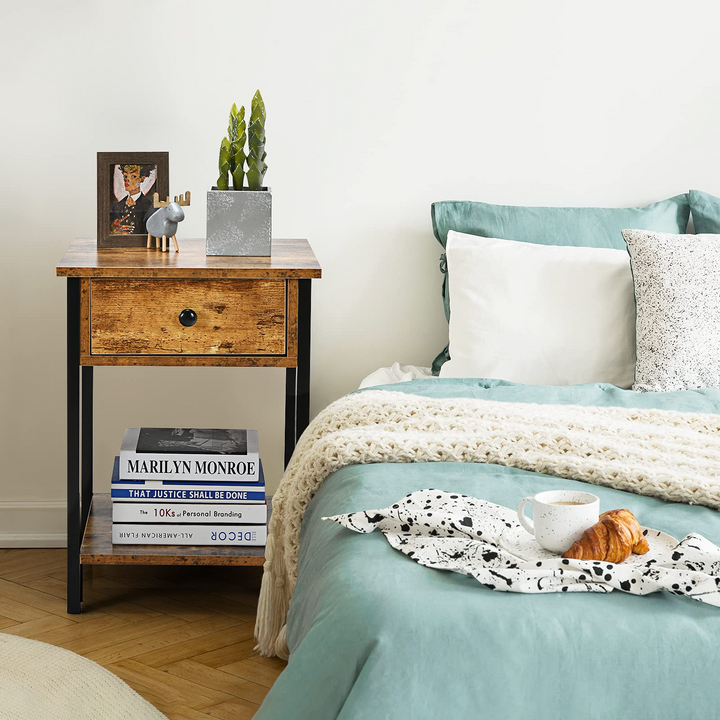 Giantex Easy Assembly Sofa Side Table