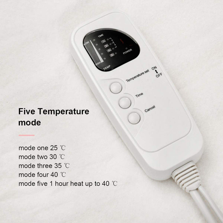 Giantex Smart Electric Heated Mattress Pad, Heating Bed Topper Blankets w/ Low-Voltage