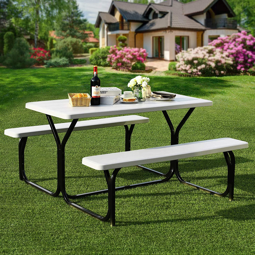 Giantex Picnic Table Bench Set for Outdoor Camping