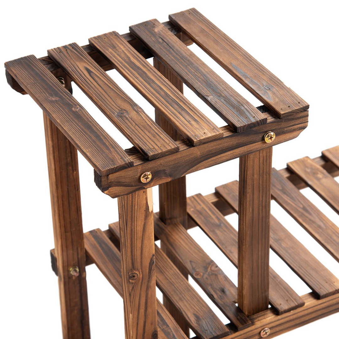Giantex Flower Rack Wood Plant Stand