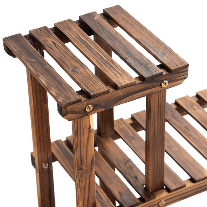 Giantex Flower Rack Wood Plant Stand
