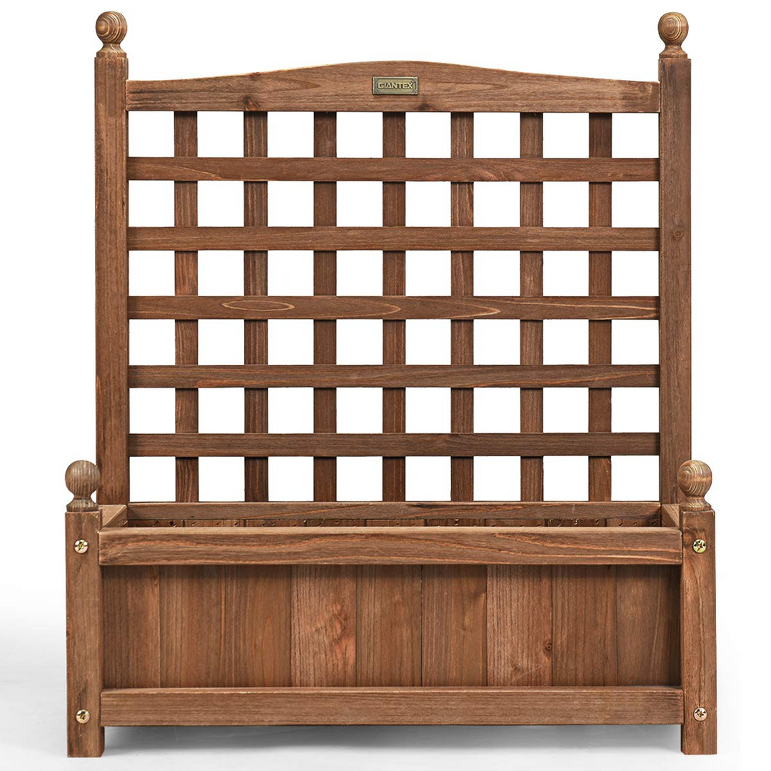 Wood Free Standing Plant Raised Bed