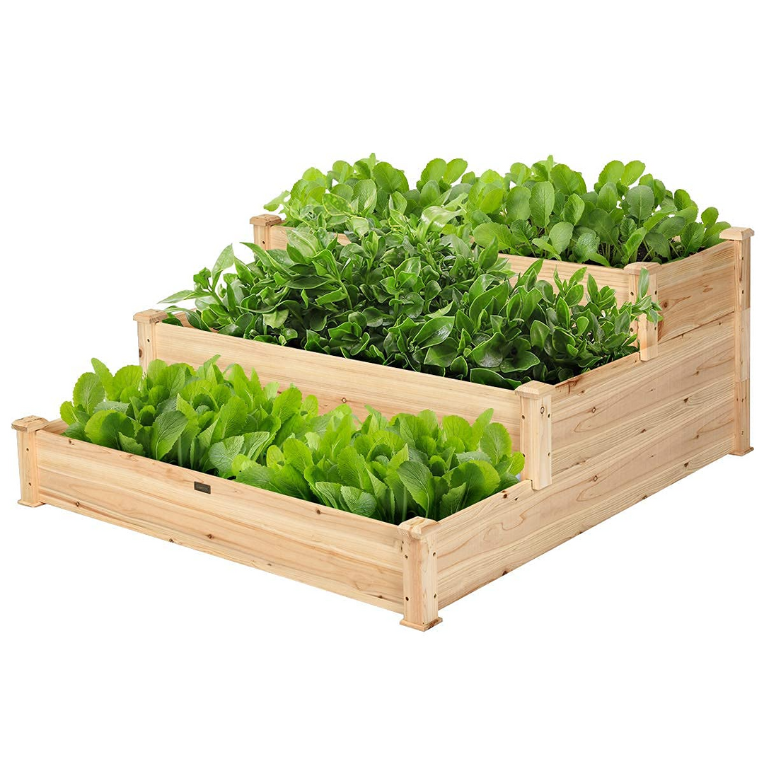 3 Tier Raised Garden Bed, 49&