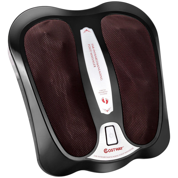 Giantex Foot Massager Shiatsu Feet Spa with Infrared Heating&amp;18 Massage Nodes, Black - Giantexus