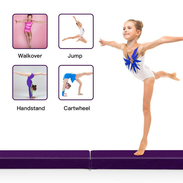 Giantex 7FT Folding Floor Balance Beam for Girls - Giantexus