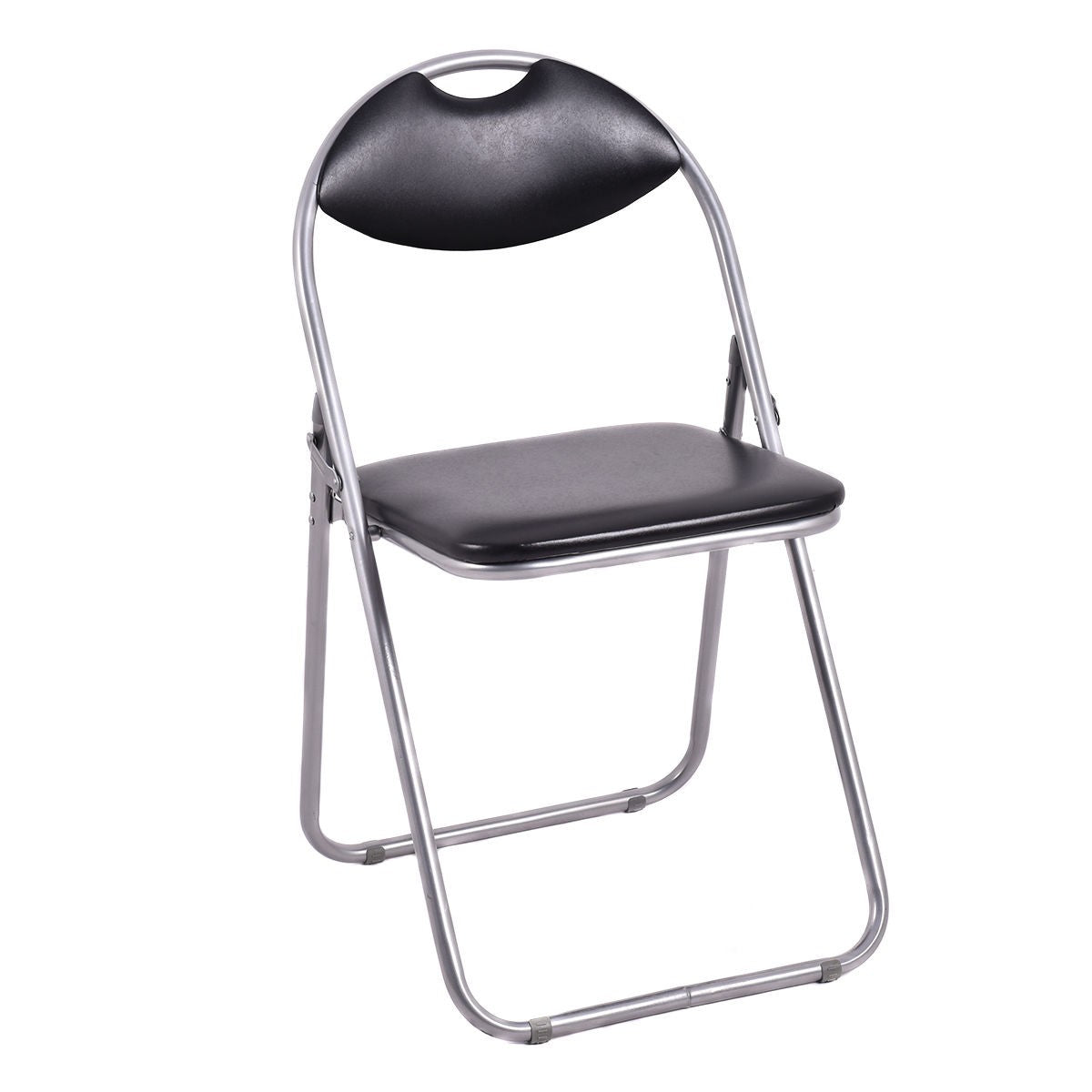 6 PCS Folding Chairs Set with Padded Seats and Carrying Handle - Giantexus