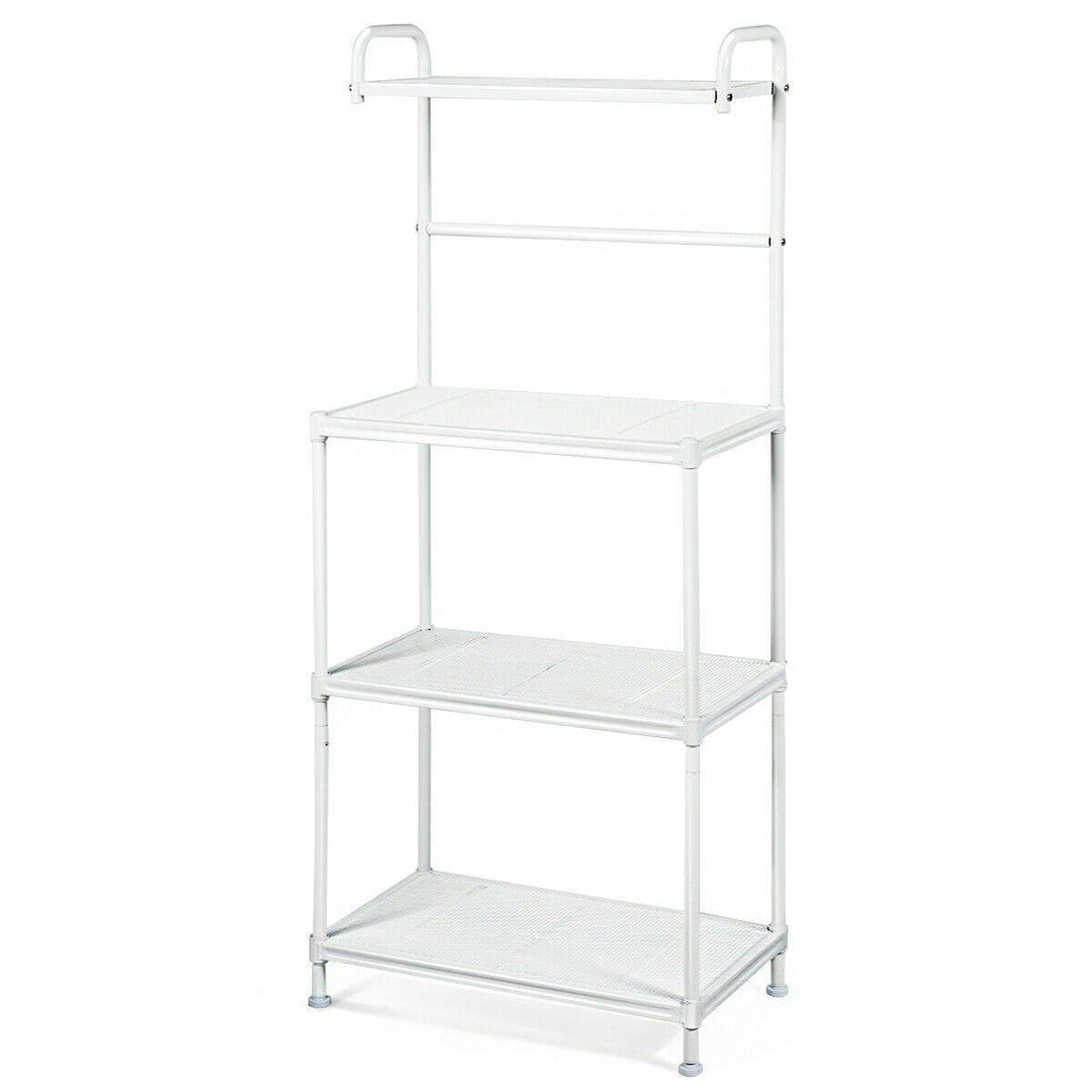 4-Tier Kitchen Microwave Storage Rack Oven Stand - Giantexus