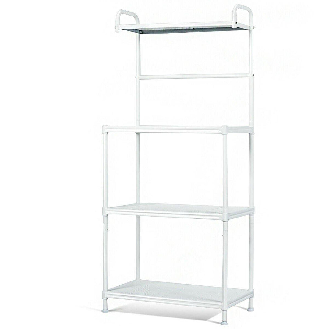 4-Tier Kitchen Microwave Storage Rack Oven Stand - Giantexus