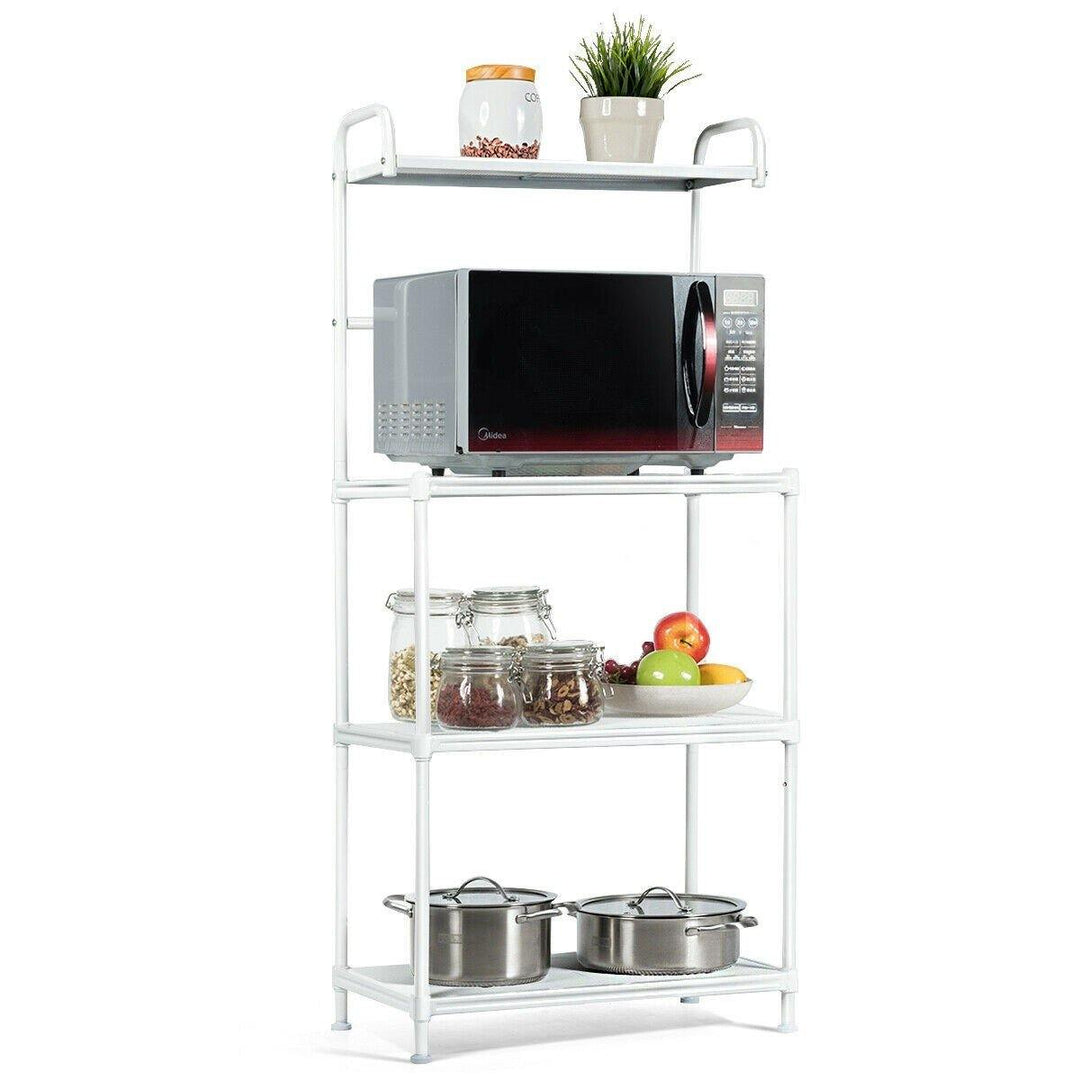 4-Tier Kitchen Microwave Storage Rack Oven Stand - Giantexus