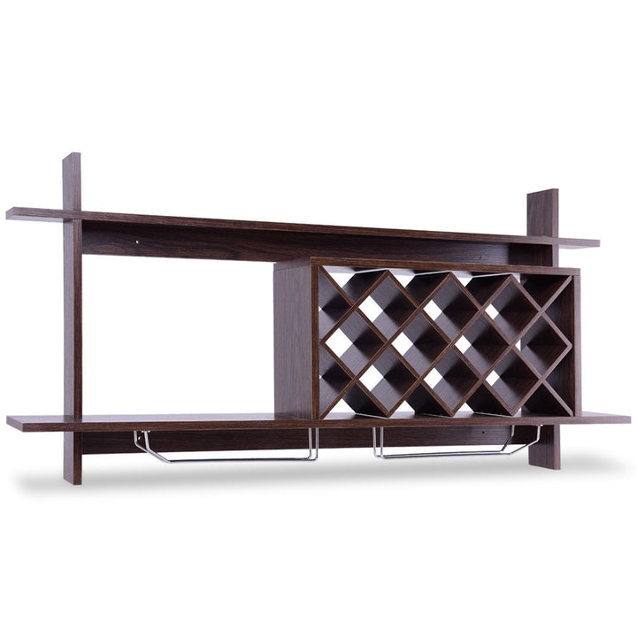 Wall Mounted Wine Rack Organizer - Giantexus