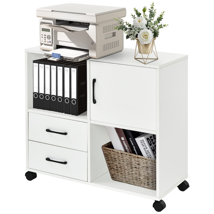 Giantex Printer Stand Under Desk - Mobile File Cabinet