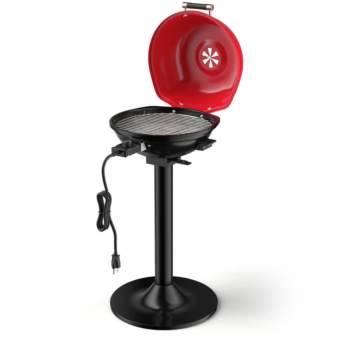 Giantex 1600W Portable Electric BBQ Grill with Removable Non-Stick Rack