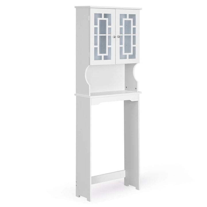 Giantex Over-The-Toilet Storage Spacesaver, Bathroom Organizer with Cabinet and Shelf