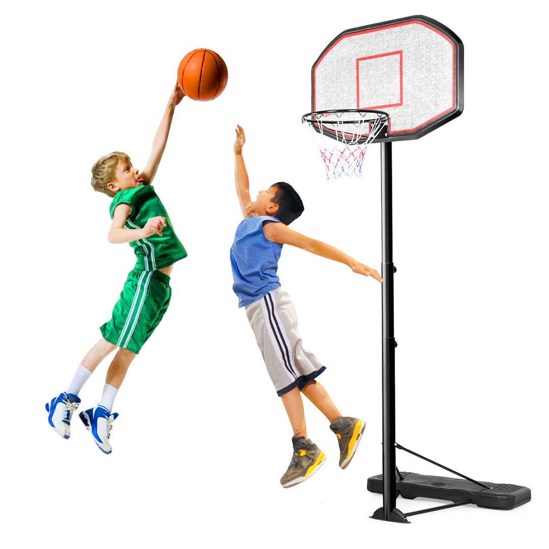 Giantex Portable Basketball Hoop 10 Ft Indoor Outdoor Adjustable Height 6.5&