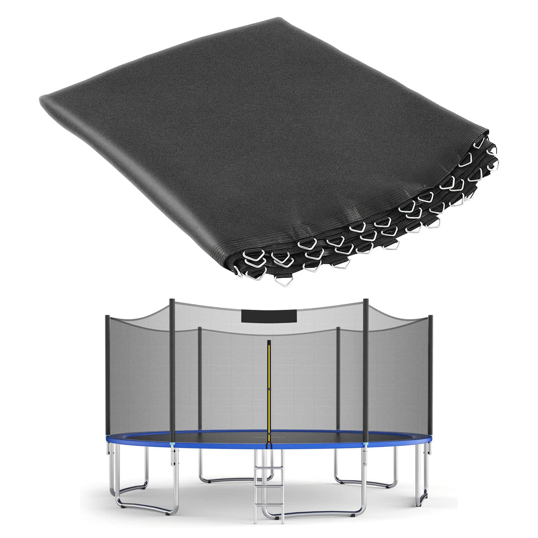 Replacement Trampoline Mat, High-Elastic PP Weather-Resistant Mat Fits 8 10 12 14 16ft Round Frame