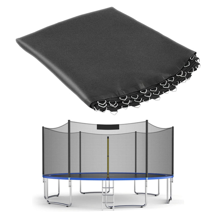 Replacement Trampoline Mat, High-Elastic PP Weather-Resistant Mat Fits 8 10 12 14 16ft Round Frame