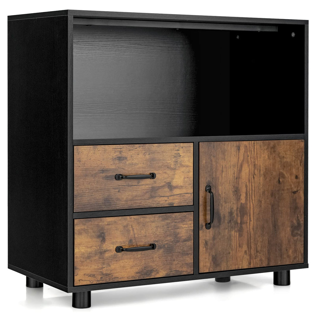 Giantex 2 Drawer File Cabinet - Lateral Filing Storage Cabinet with Industrial Style, 31.5 x 16 x 31.5 inches