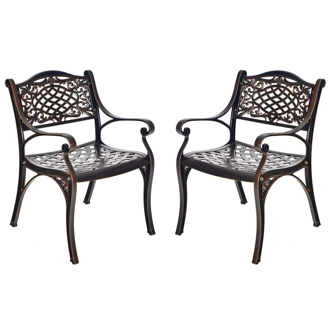 Giantex Patio Chairs, Outdoor Armchairs for Garden Deck Backyard Poolside