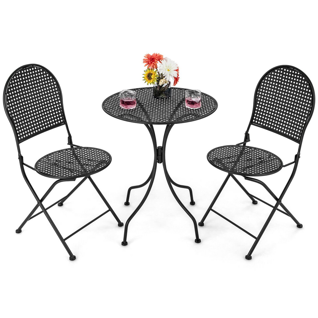 Giantex 3 Pieces Patio Bistro Set