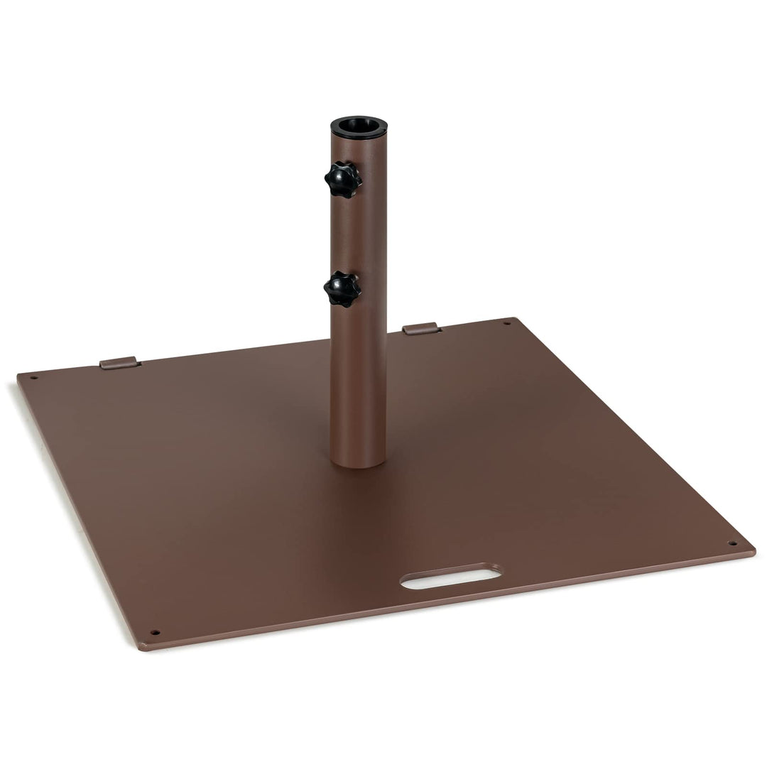 50lbs Steel Patio Umbrella Base with 2 Tightening Knobs