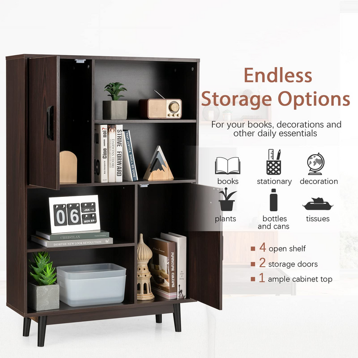Storage Cabinet with Legs - Giantex