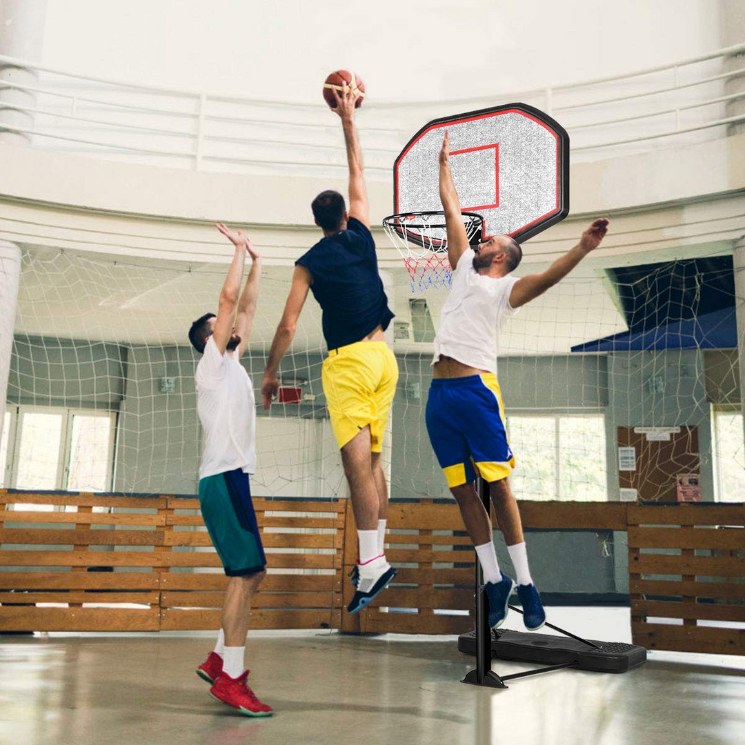 Giantex Portable Basketball Hoop 10 Ft Indoor Outdoor Adjustable Height 6.5&