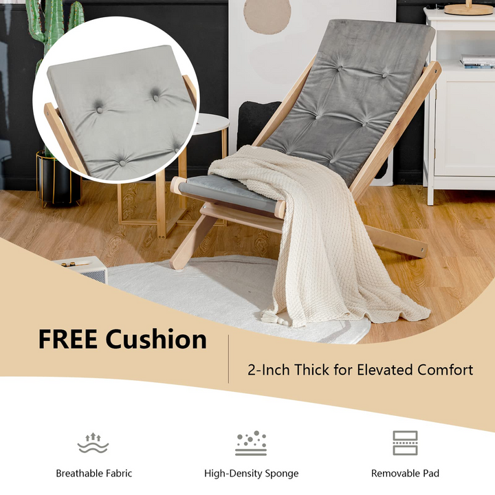 Giantex Beach Sling Chair, Outdoor Lounge Chair