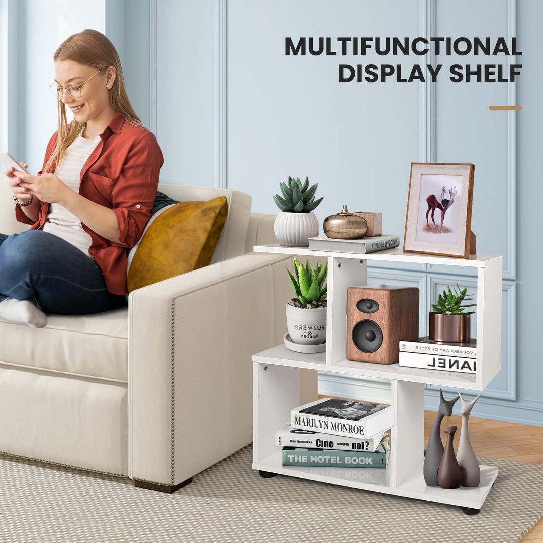 Giantex 3-Tier Geometric Bookshelf