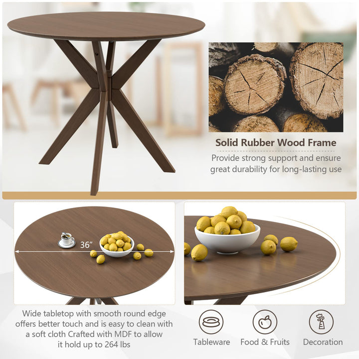 3 Piece Dining Table and Chair Set - Giantex