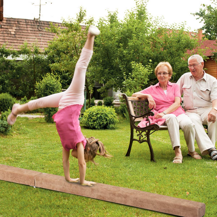 Giantex 7FT Folding Floor Balance Beam for Girls