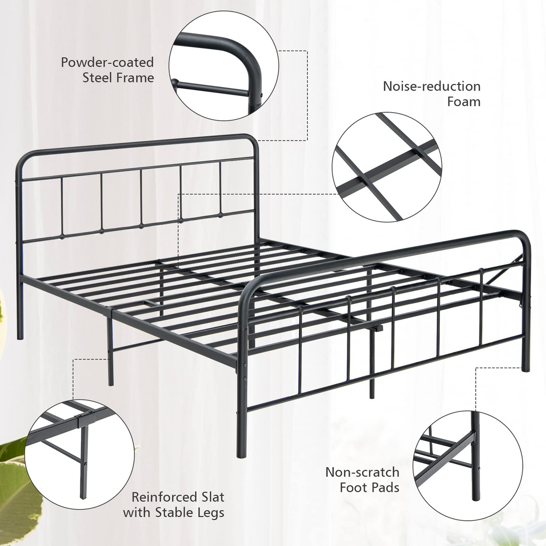 Giantex Queen/Full Size Metal Bed Frame
