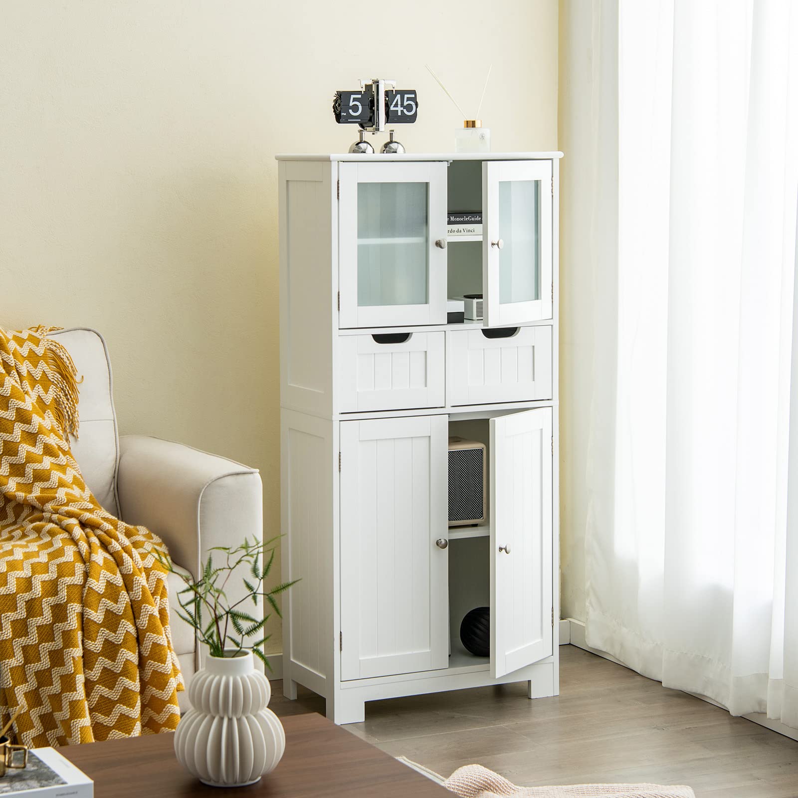  Freestanding Bathroom Cabinet - Giantex