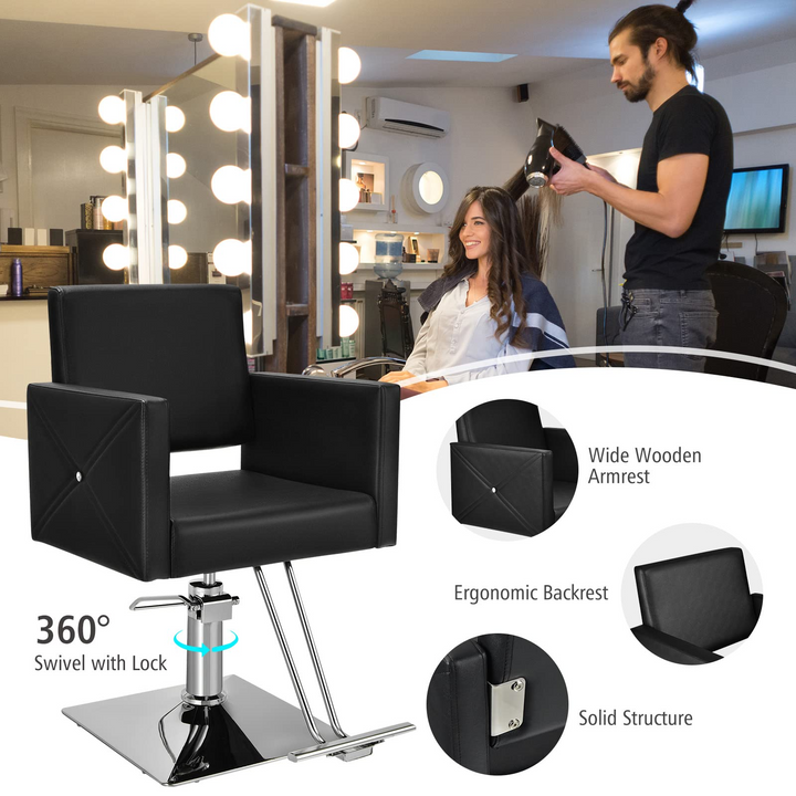 Makeup Hair Salon Chairs for Hair Stylist, Load up 330 LBS