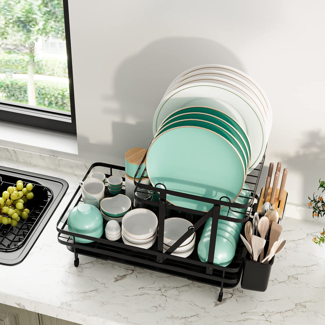 Giantex Collapsible Drying Rack &amp; Drainboard Set