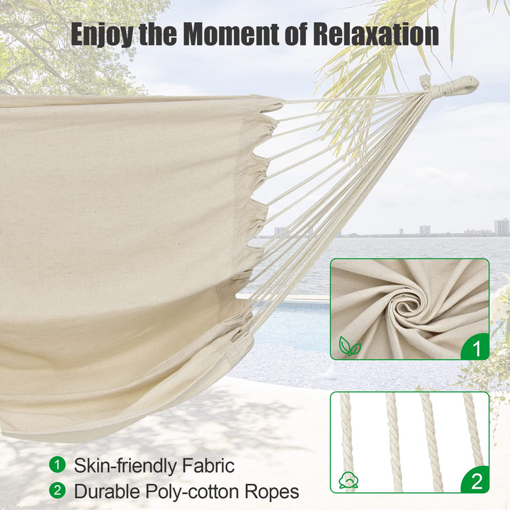 Heavy-Duty Powder-Coated Steel Stand with Hanging Swing Chair