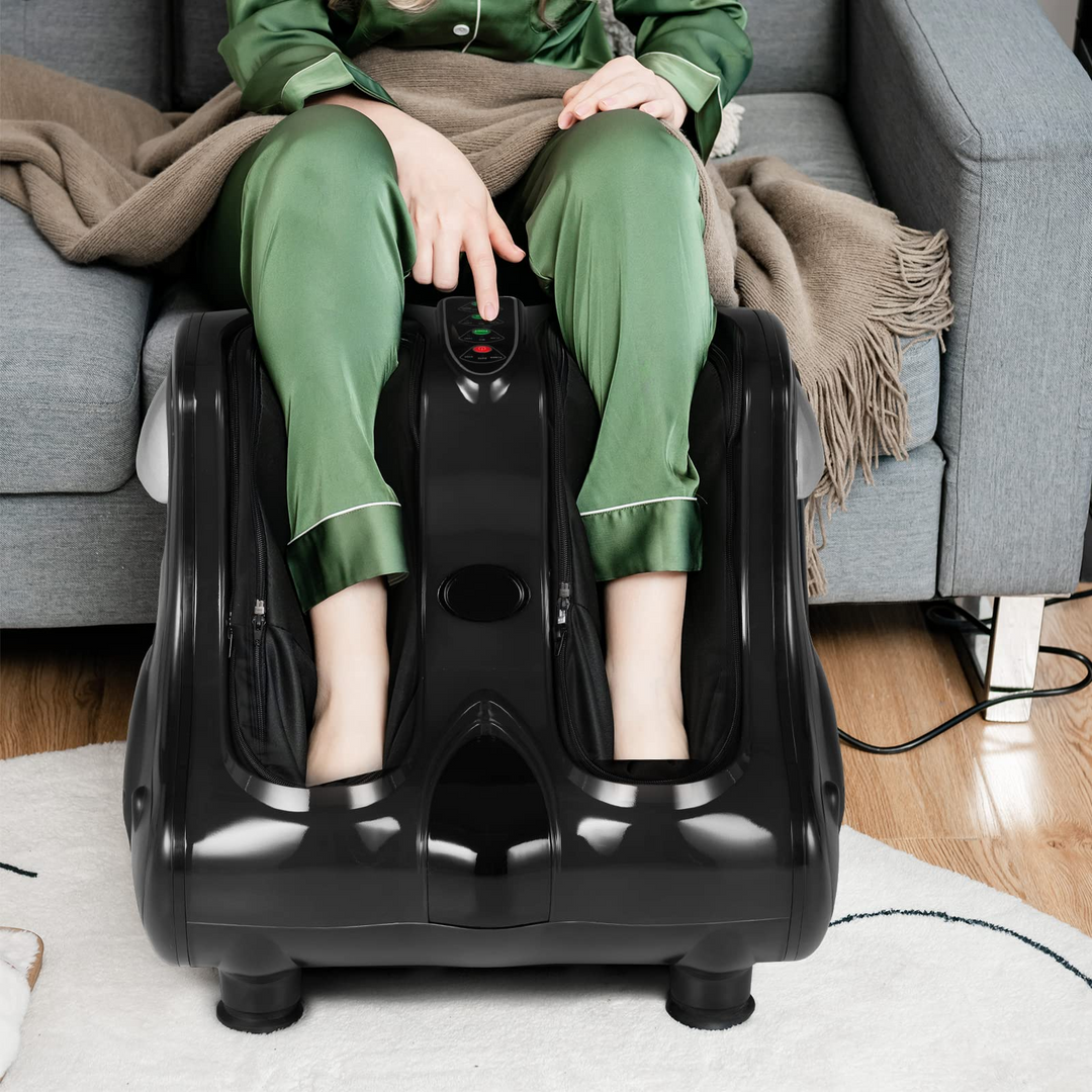 Giantex Electric Foot and Calf Massager - Shiatsu Foot Massager Calf Massager