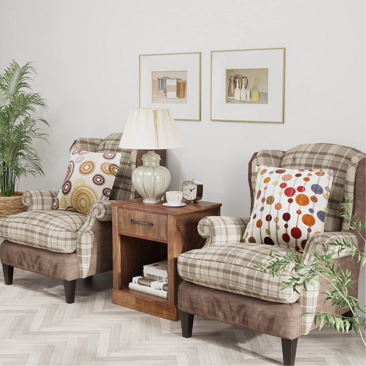 Wooden Sofa Side Table for Bedroom Office Study