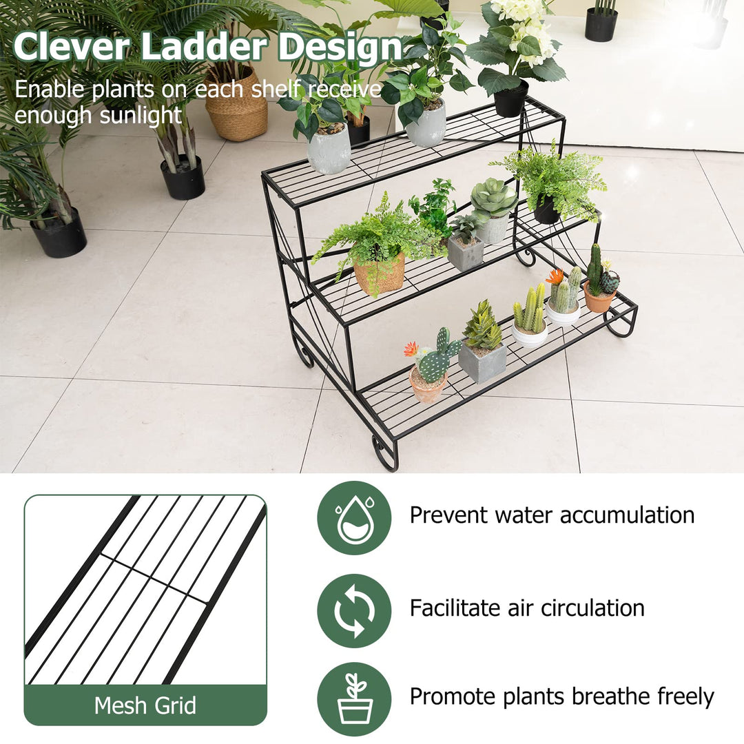 Giantex 3 Tier Metal Plant Stand