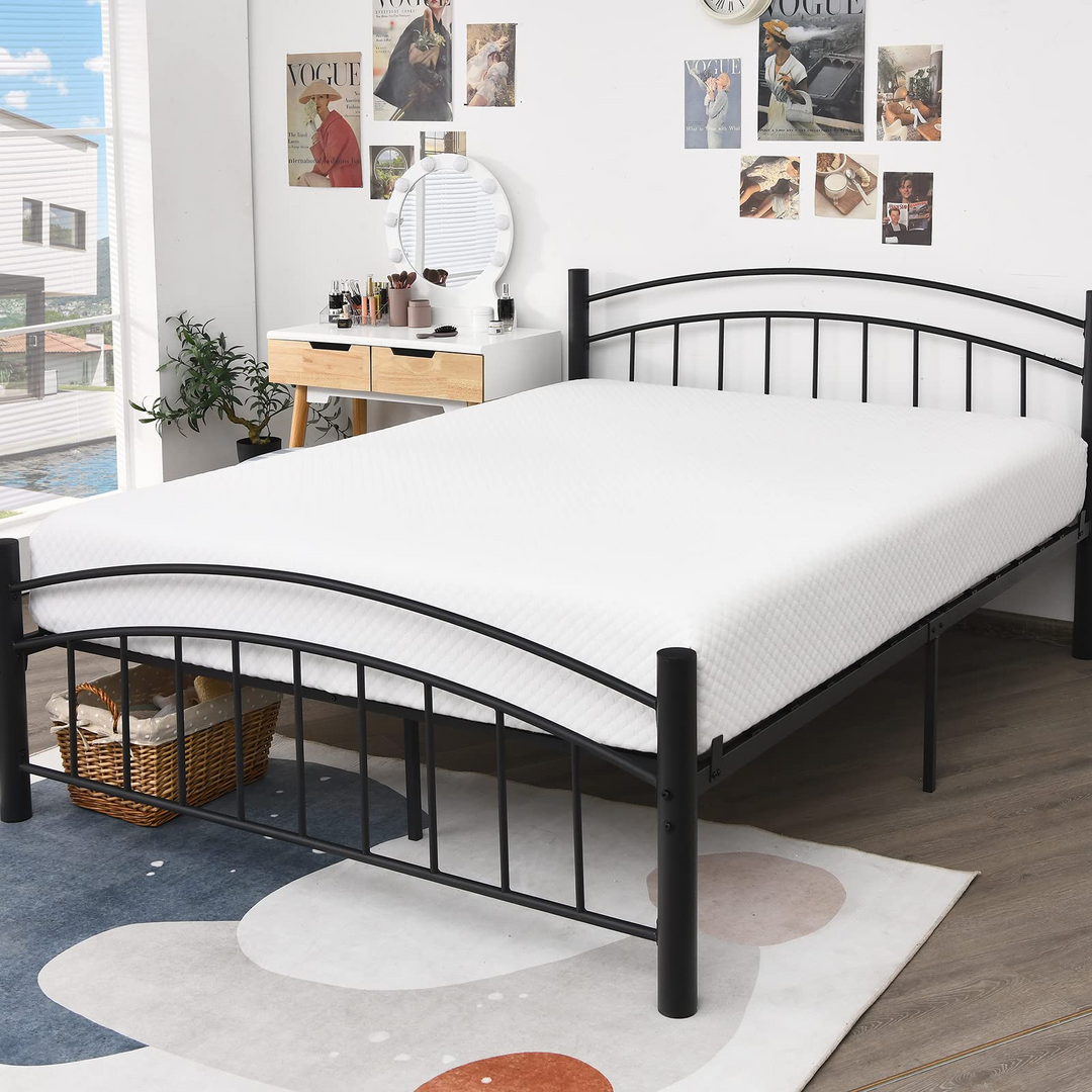 Giantex Full Mattress 8 Inch, Air Foam for Cool Sleep &amp; Spine Protection